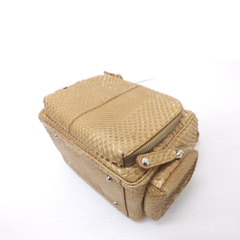 TOD'S トッズ/パイソンレザーミニハンドバッグ//ABランク/88