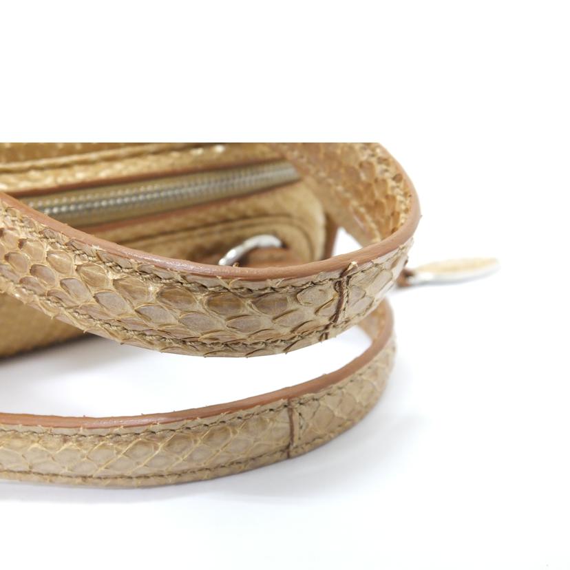 TOD'S トッズ/パイソンレザーミニハンドバッグ//ABランク/88