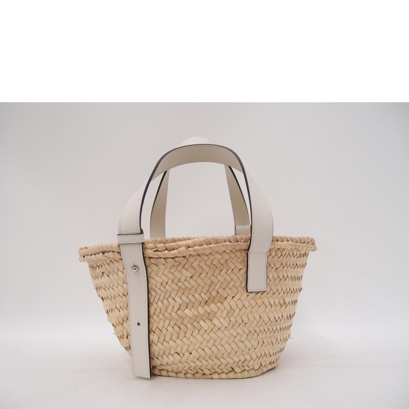 LOEWE ロエベ/バスケットスモールトート/ホワイト/A223S93X04//Aランク/69