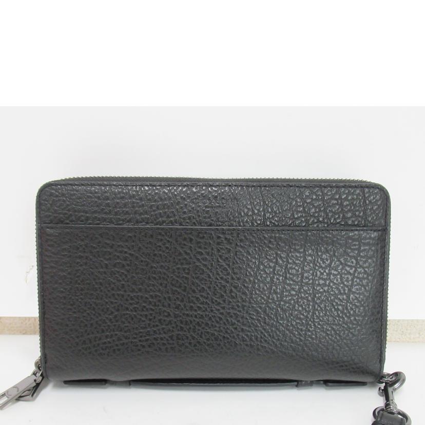 COACH/ダブルジップセカンドバック/レザー/67624//F42**/Aランク/63