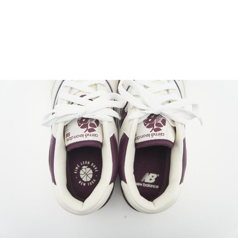 NB ニューバランス/エメレオンドレ×550/ホワイト/パープル/BB550AR1//サイズ:27cm/Aランク/75