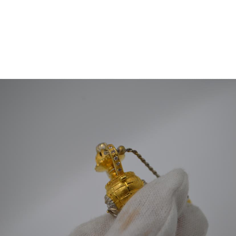 K18/K18 アンティークポットダイヤPH/17.2g//ABランク/89