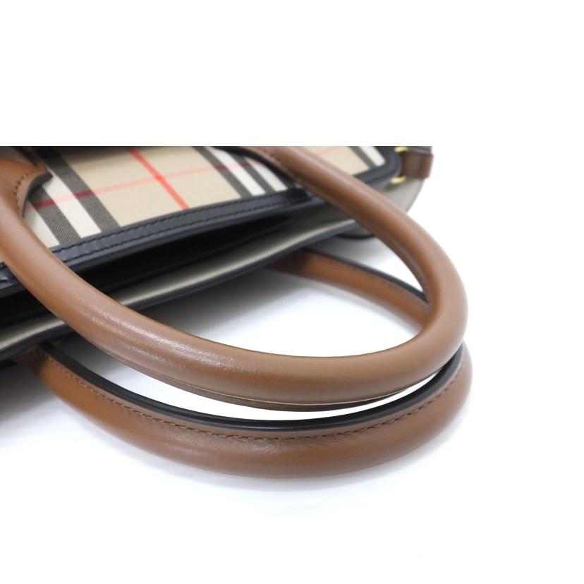 BURBERRY バーバリー/チェック柄2WAYハンドバック//Aランク/88