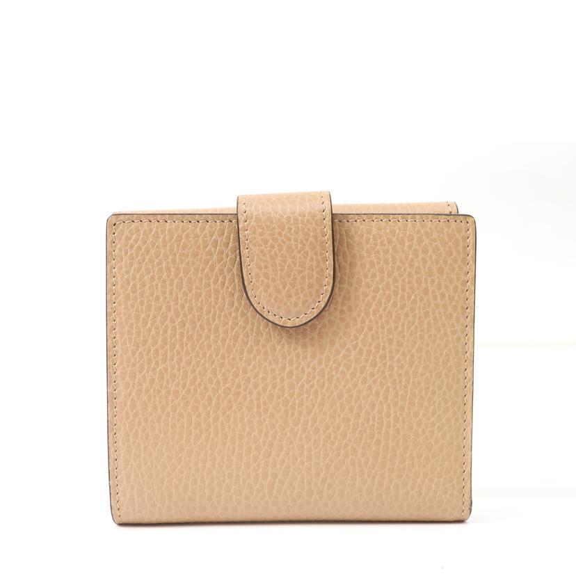 GUCCI グッチ/インターロッキング 二つ折り財布 ベージュ/598167//Aランク/65