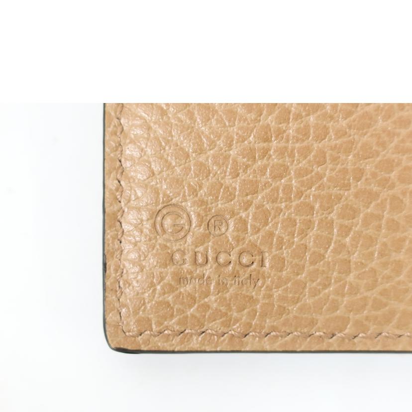 GUCCI グッチ/インターロッキング 二つ折り財布 ベージュ/598167//Aランク/65