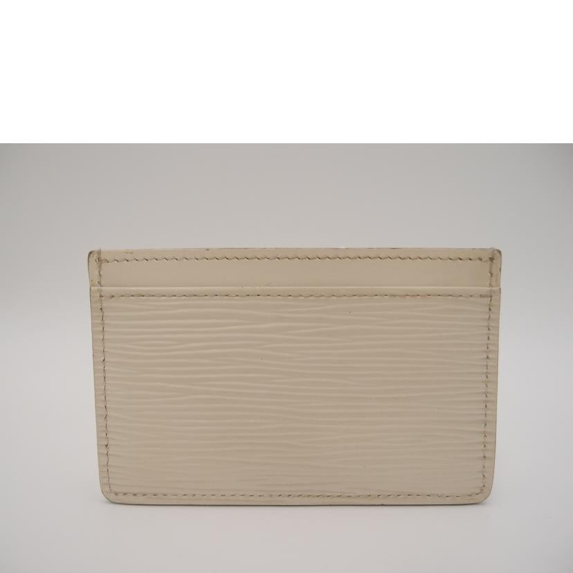 LOUIS VUITTON ルイ・ヴィトン ビトン カードケース パスケース 白 レディース レザー/ポルトカルトサーンプル/エピ/イヴォワール/M6030J//CA1***/ABランク/69