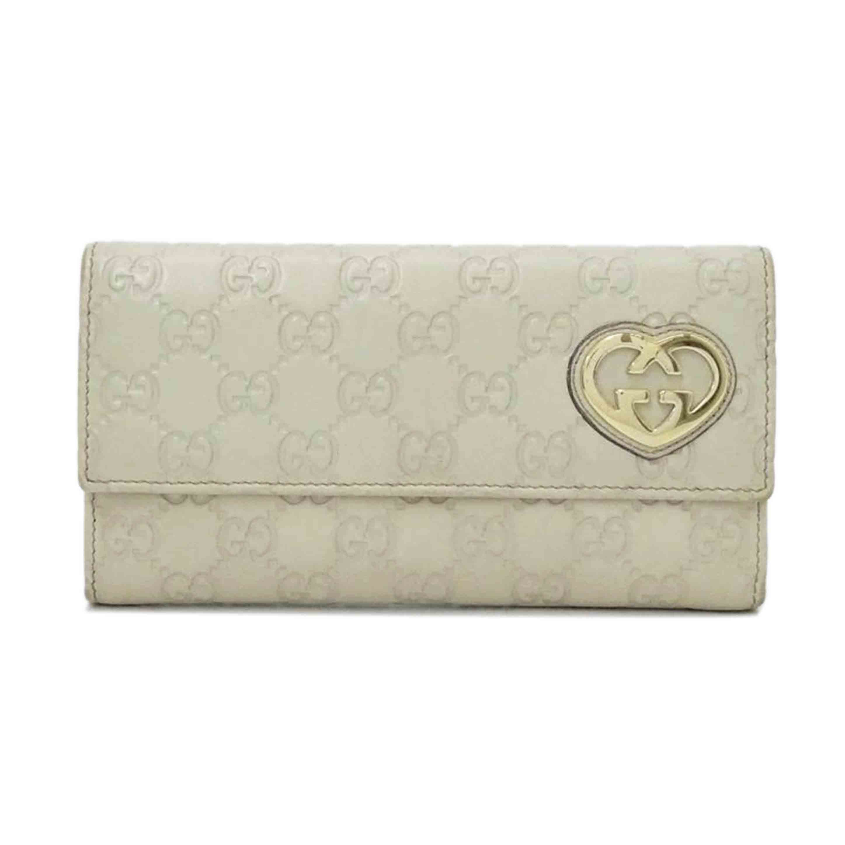 GUCCI グッチ/グッチシマラブリーハート二つ折り長財布/ホワイト/251861//478***/Bランク/69