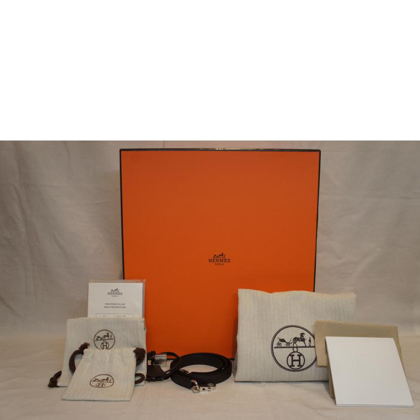 HERMES エルメス 2022年頃製造 シルバー金具 ハンドバッグ 2WAY 肩掛け キャンバス レザー/ケリー28/トワルキャドリーユ/エクリュー×フワンボワーズ//U刻印******/Sランク/75