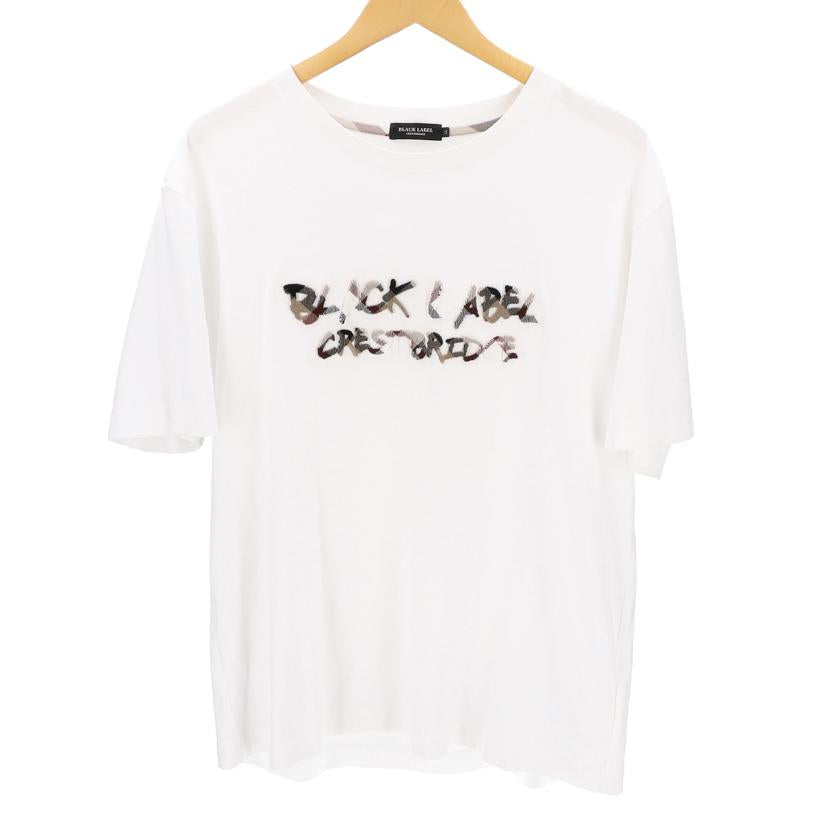 BLACK LABEL CRESTBRIDGE ブラックレーベル/ロゴTシャツ・WH//ABランク/85