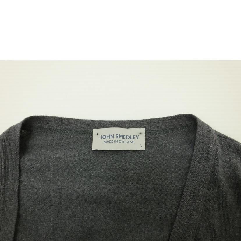 JOHN SMEDLEY/コットンカーディガン/グレー//Bランク/88