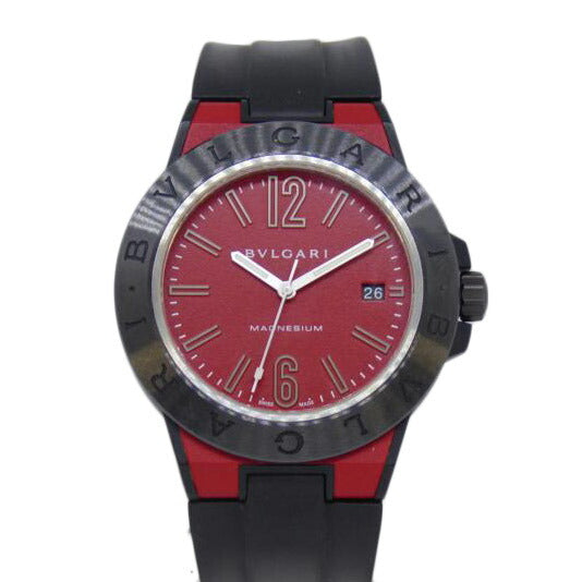 超特価在庫BVLGARI ブルガリ ディアゴノ マグネシウム DG41SMC 自動巻 ブルー メンズ 腕時計 #28935YR ディアゴノ