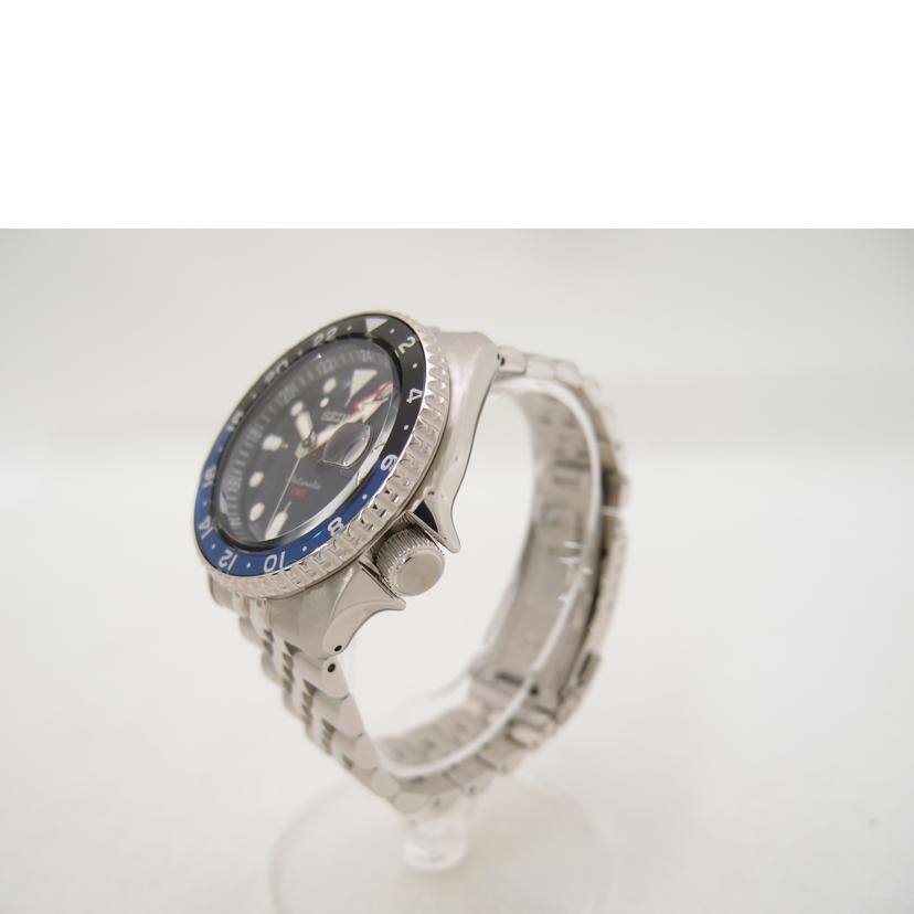 SEIKO セイコー 腕時計 ステンレス 回転ベゼル/セイコー5スポーツGMT/メンズ/自動巻き/SBSC003//535***/Aランク/69