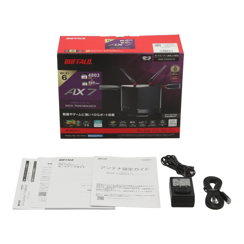 BUFFALO バッファロー /無線LANルーター/AirStation/WXR-5700AX7S//20553821190978/Bランク/77