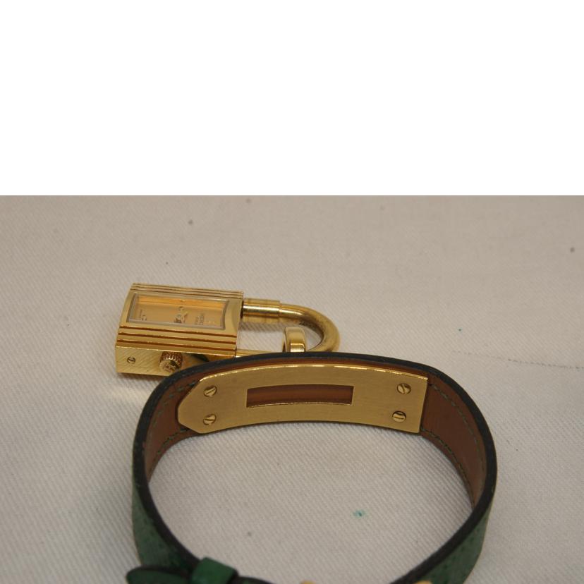 HERMES エルメス/ケリーウォッチ・グリーン/レディース/クオーツ/KE1.201//668***/ABランク/92