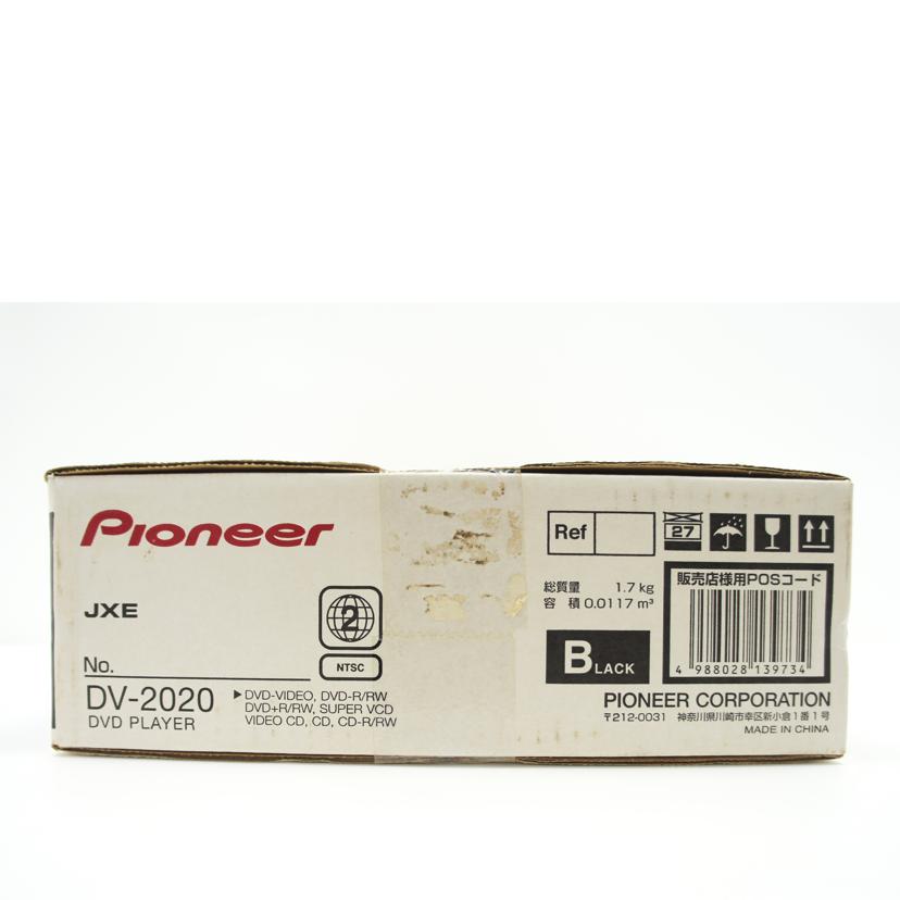 pioneer パイオニア/プログレッシブ再生対応 DVDプレーヤー/DV-2020//Sランク/75