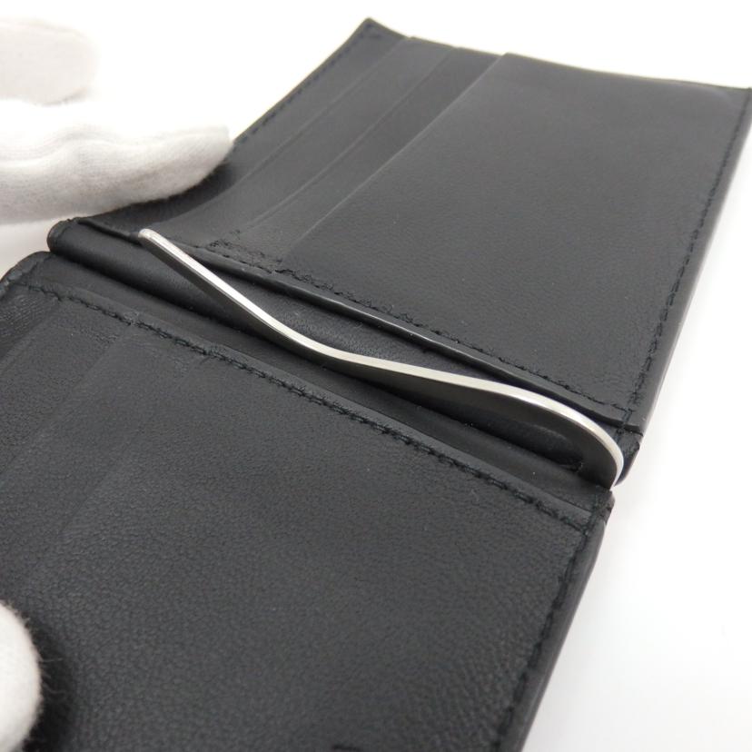 BOTTEGA VENETA ボッテガヴェネタ/クロコ2つ折札入れ/マネークリップ/592626 VCQ11 8223//S02*******/ABランク/77