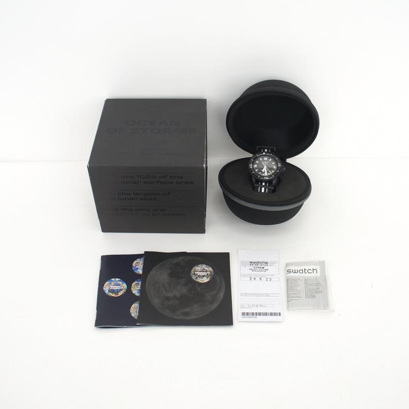 BLANCPAIN×swatch ブランパン×スウォッチ/フィフティファゾムス・オーシャンオブストーム/自動巻/SO35B400//SAランク/24