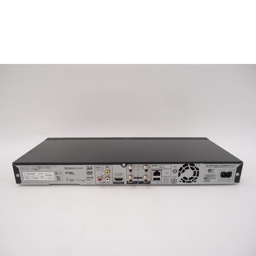 SHARP シャープ/Blu-rayレコーダー/2B-C10CW1//9141384/Aランク/69