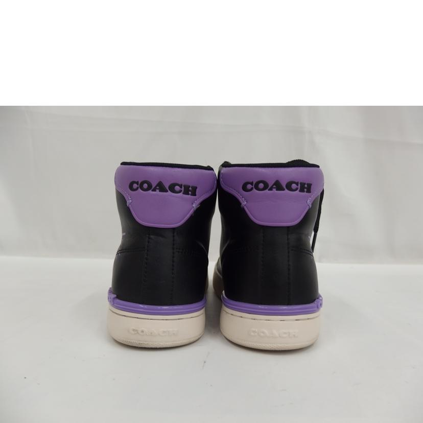 COACH コーチ/CLP HT NN SNKR ハイカットスニーカー/ブラック//Bランク/82