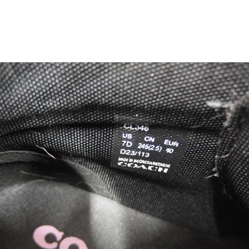 COACH コーチ/CLP HT NN SNKR ハイカットスニーカー/ブラック//Bランク/82