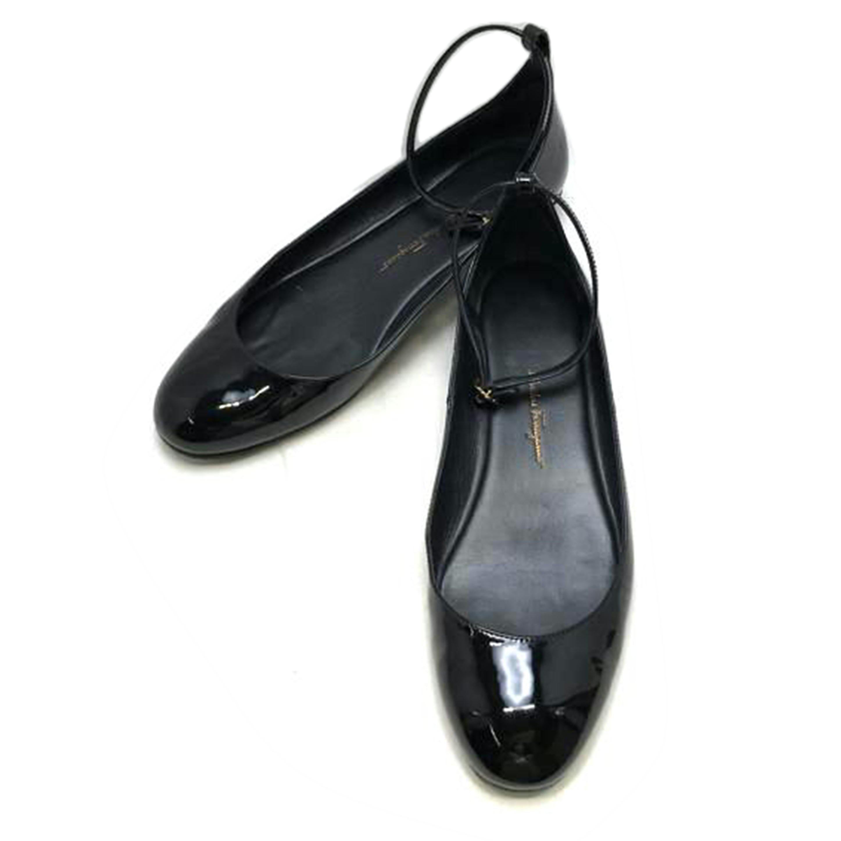 Salvatore Ferragamo サルヴァトーレ フェラガモ/アンクルストラップ バレエシューズ//ABランク/51