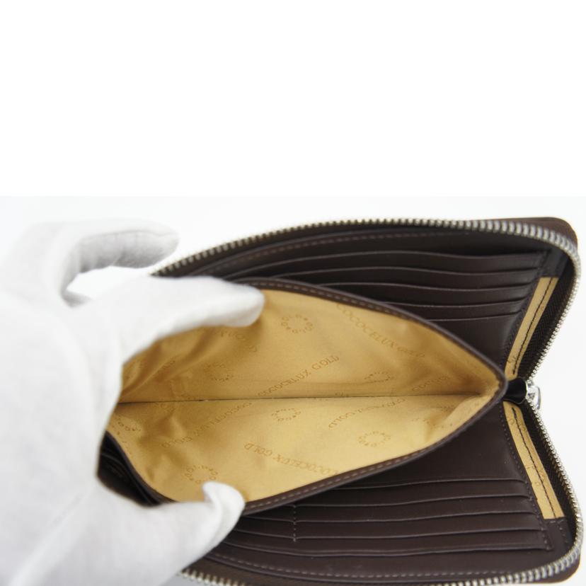 COCOCELUX GOLD ココセリュック ゴールド/L字ラウンドファスナー長財布//ABランク/75