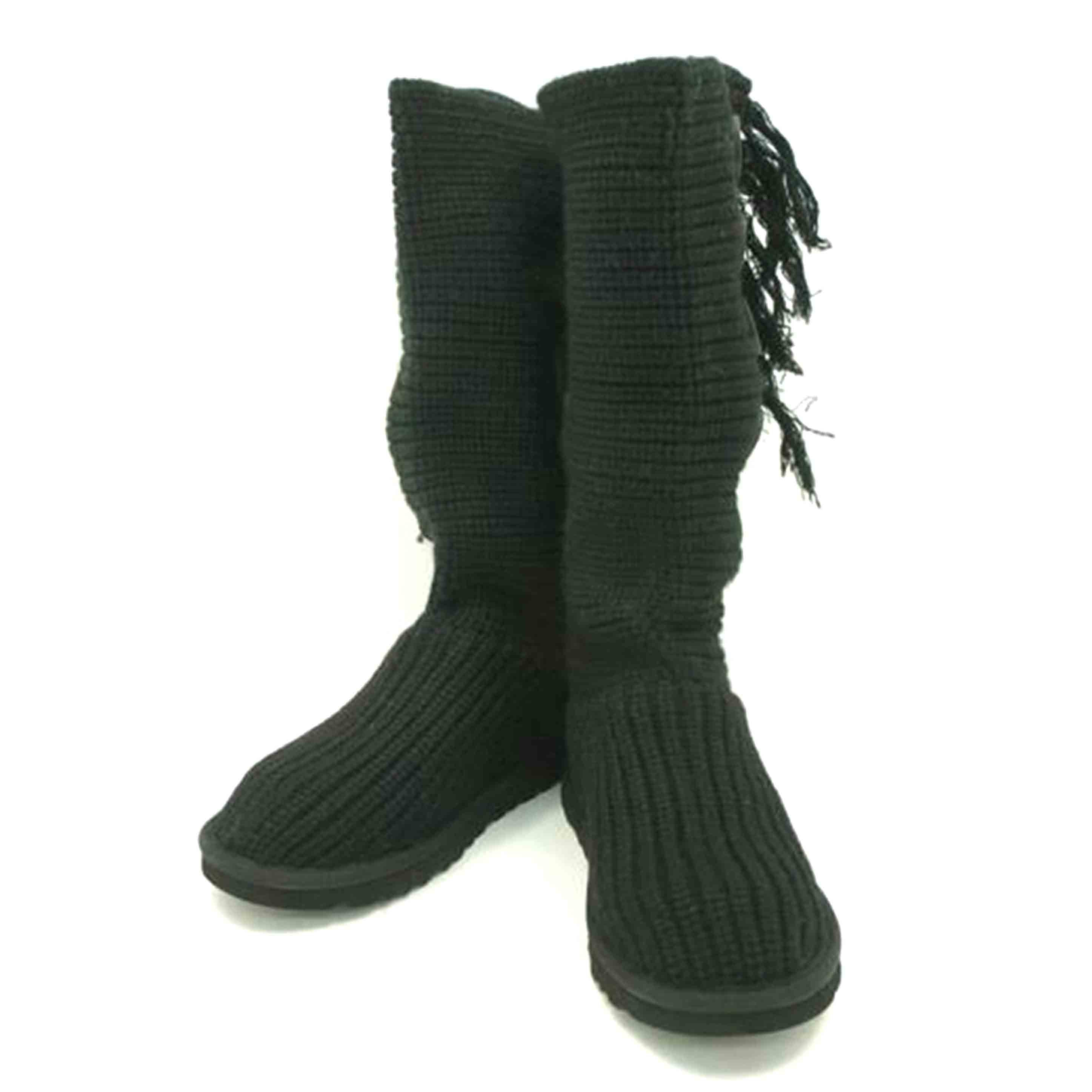 UGG アグ/UGG ニット ロングブーツ BK//ABランク/78