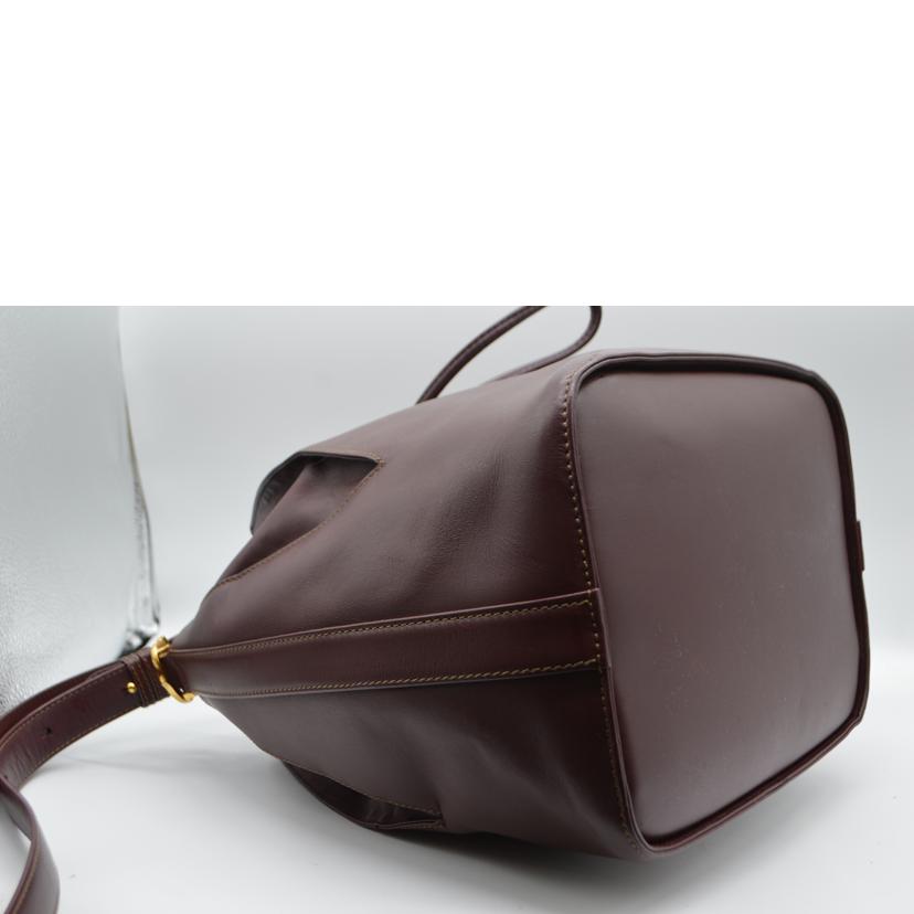 Cartier カルティエ/マストラインドローストリングレザーショルダー//ABランク/89