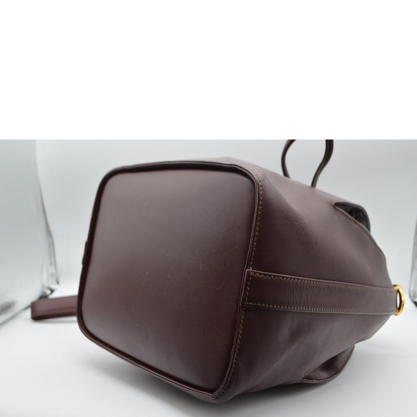 Cartier カルティエ/マストラインドローストリングレザーショルダー//ABランク/89