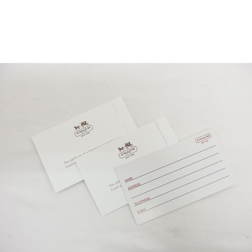 COACH コーチ/ダブルジップ トラベルオーガナイザー/ブラック/F93209//Bランク/04