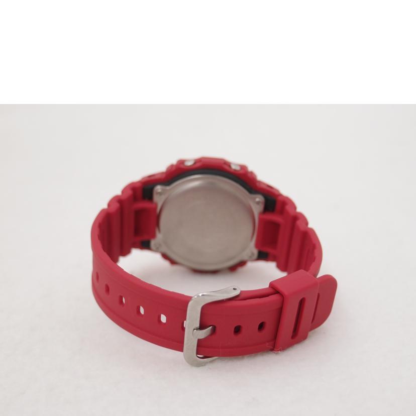 CASIO カシオ 腕時計 デジタル レッド サッカー/G-SHOCK/ヴィッセル神戸コラボモデル/クォーツ/DW-5600VT//322*/Aランク/69