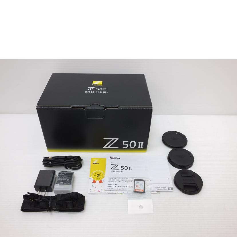 NIKON ニコン/Z50Ⅱ/DX18-140㎜レンズセット/Z50Ⅱ 18-140Kit//2024857/ABランク/88