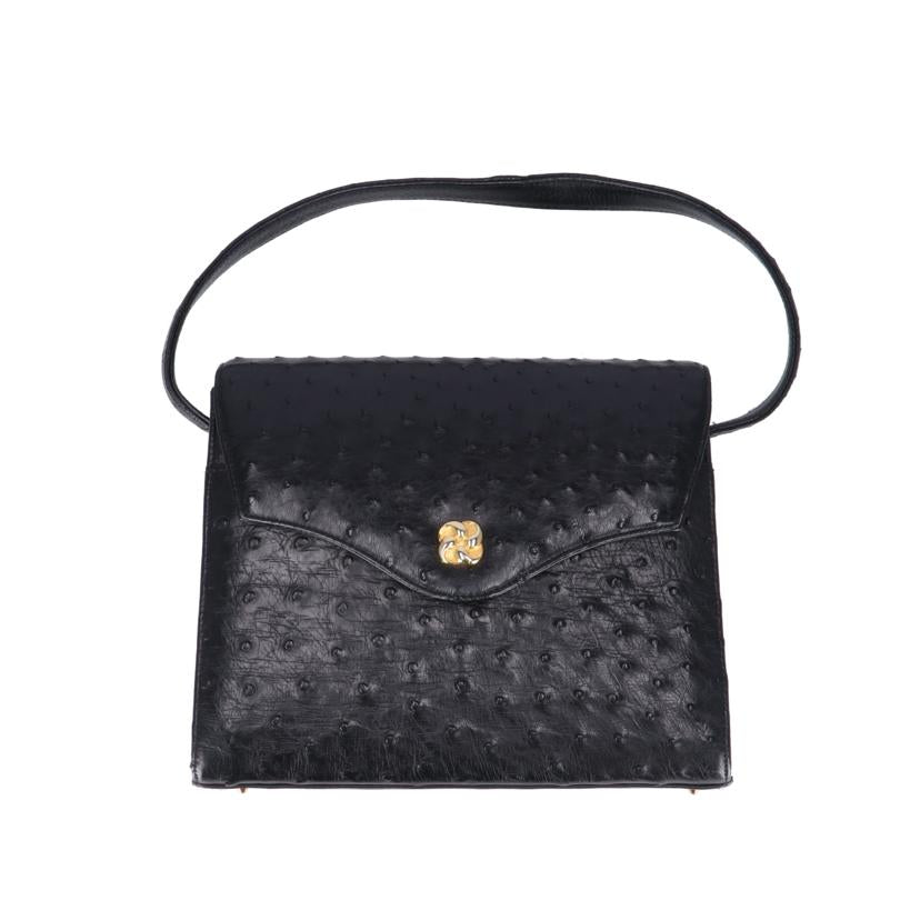 オーストリッチ オーストリッチ/オーストリッチ ハンドバッグ 黒 0303//BCランク/78