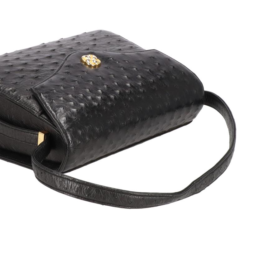 オーストリッチ オーストリッチ/オーストリッチ ハンドバッグ 黒 0303//BCランク/78