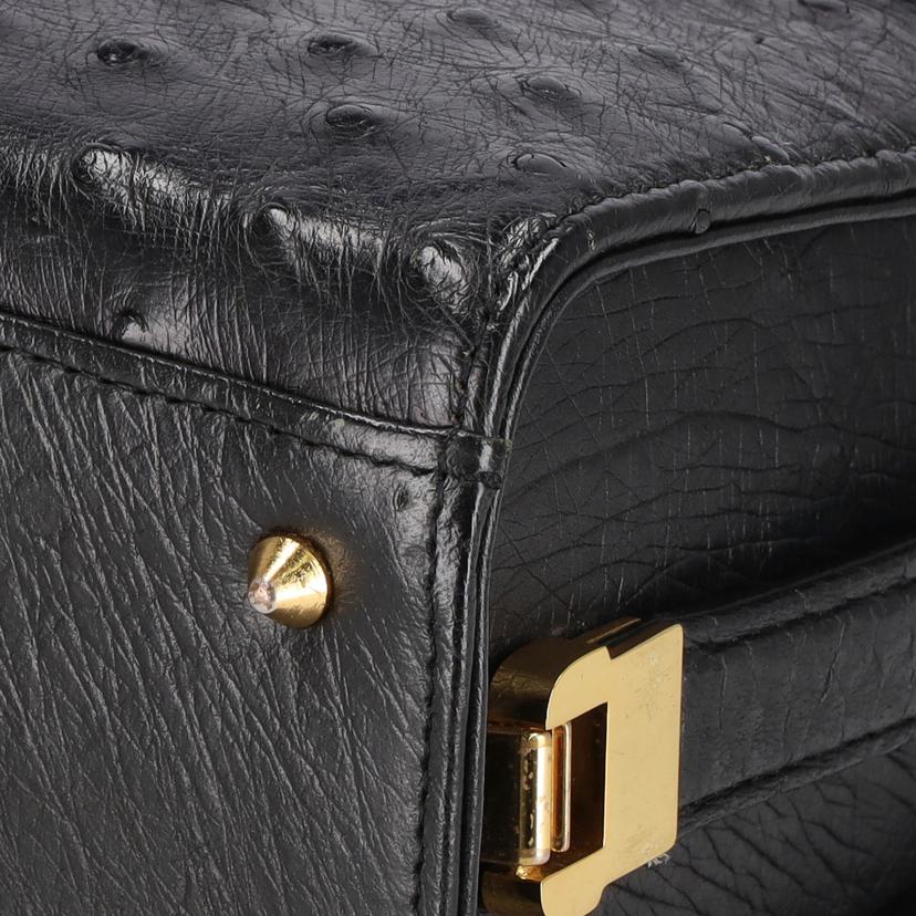 オーストリッチ オーストリッチ/オーストリッチ ハンドバッグ 黒 0303//BCランク/78