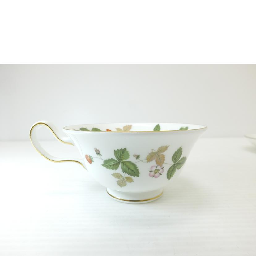 WEDGWOOD ウエッジウッド/ペアティーカップ&ソーサー/WILD STRAWBERRY//Bランク/88
