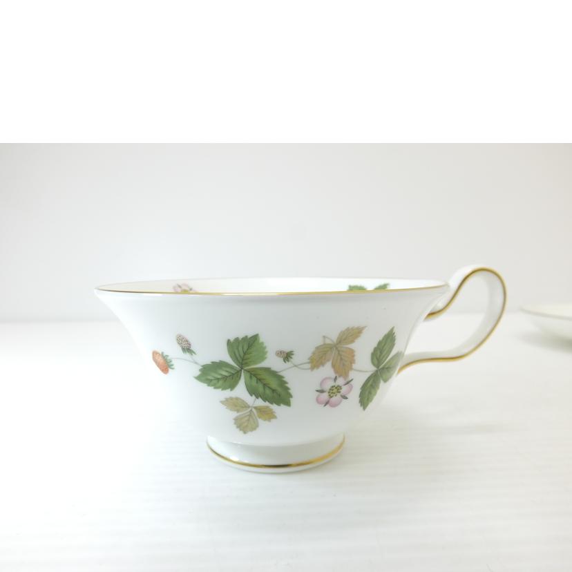 WEDGWOOD ウエッジウッド/ペアティーカップ&ソーサー/WILD STRAWBERRY//Bランク/88