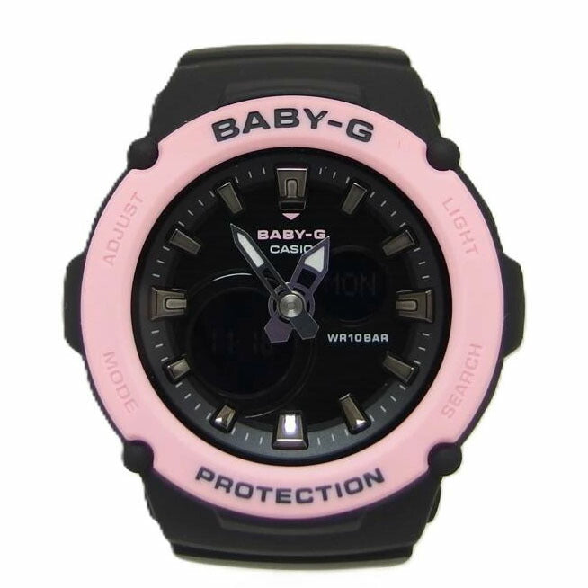 CASIO カシオ/BABY-G/デジアナ/クォーツ/ブラック×ピンク/BGA-270//562*/ABランク/04
