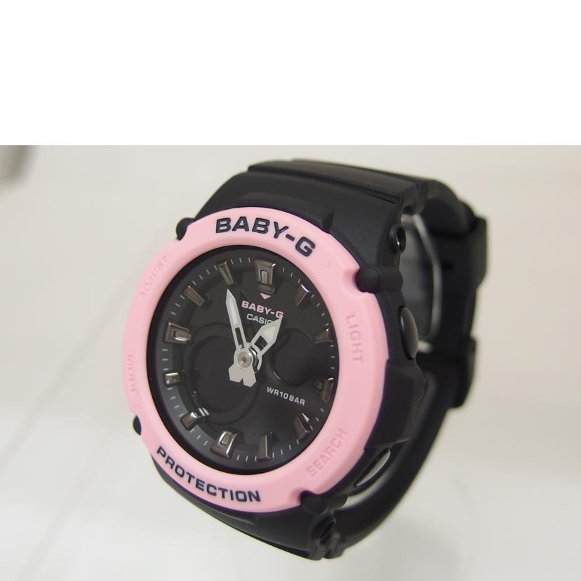 CASIO カシオ/BABY-G/デジアナ/クォーツ/ブラック×ピンク/BGA-270//562*/ABランク/04