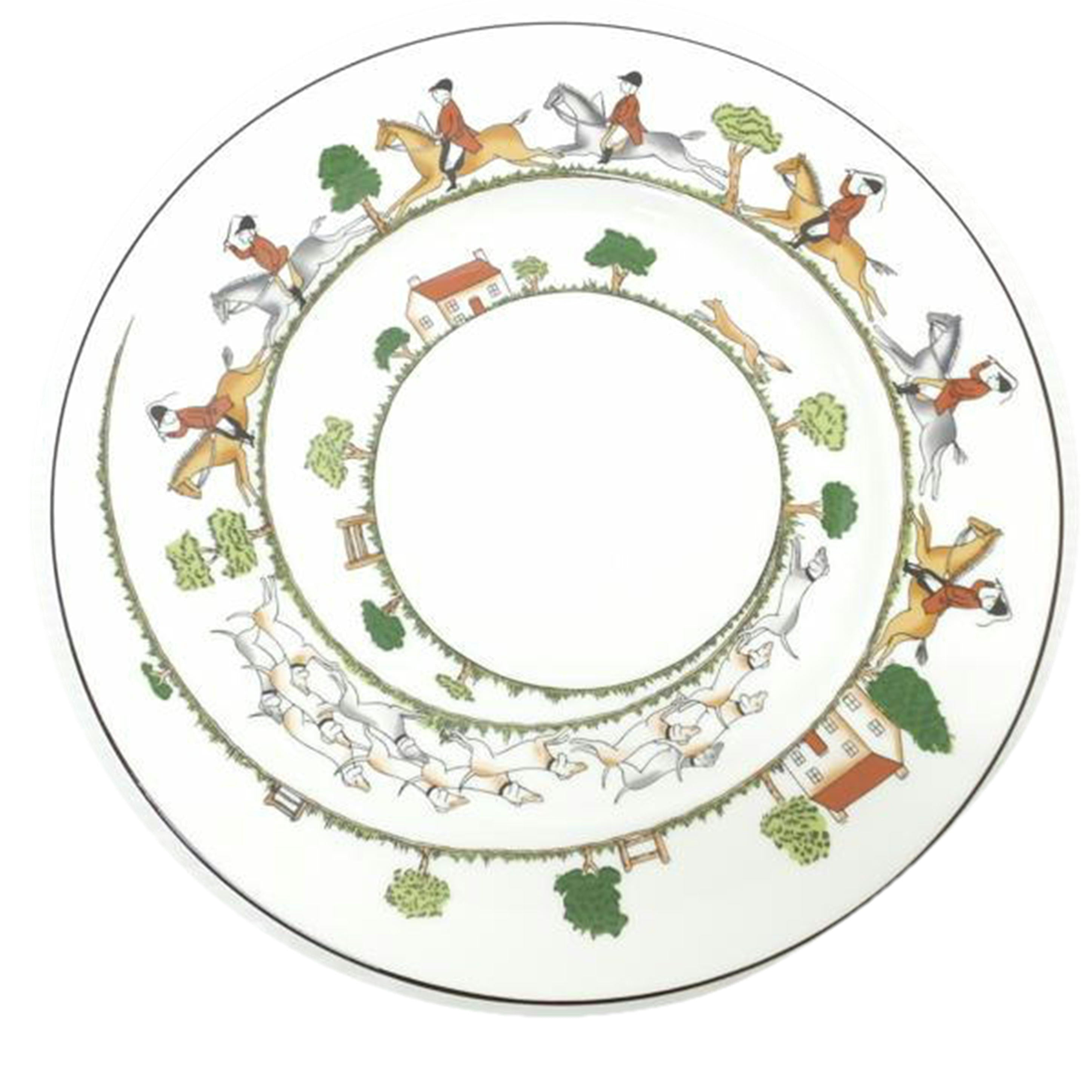 WEDGWOOD ウエッジウッド/ディナープレート27cm/HUNTING SCENES//ABランク/88