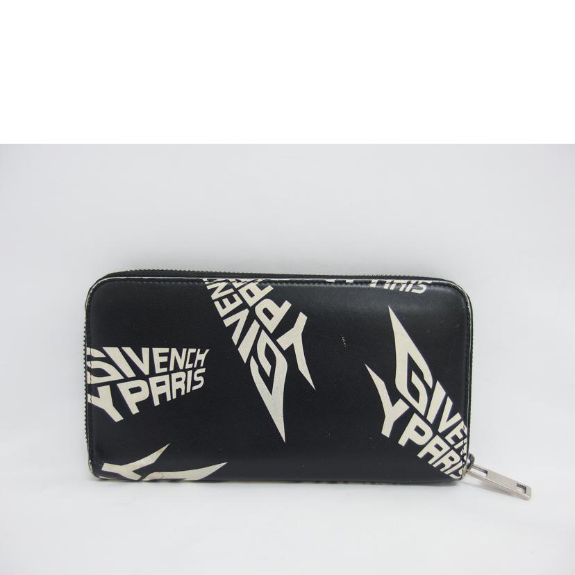 GIVENCY ジバンシー/グラフィック/ラウンドジップ長財布/BK600GK 0MZ 004//2B ******/Bランク/04
