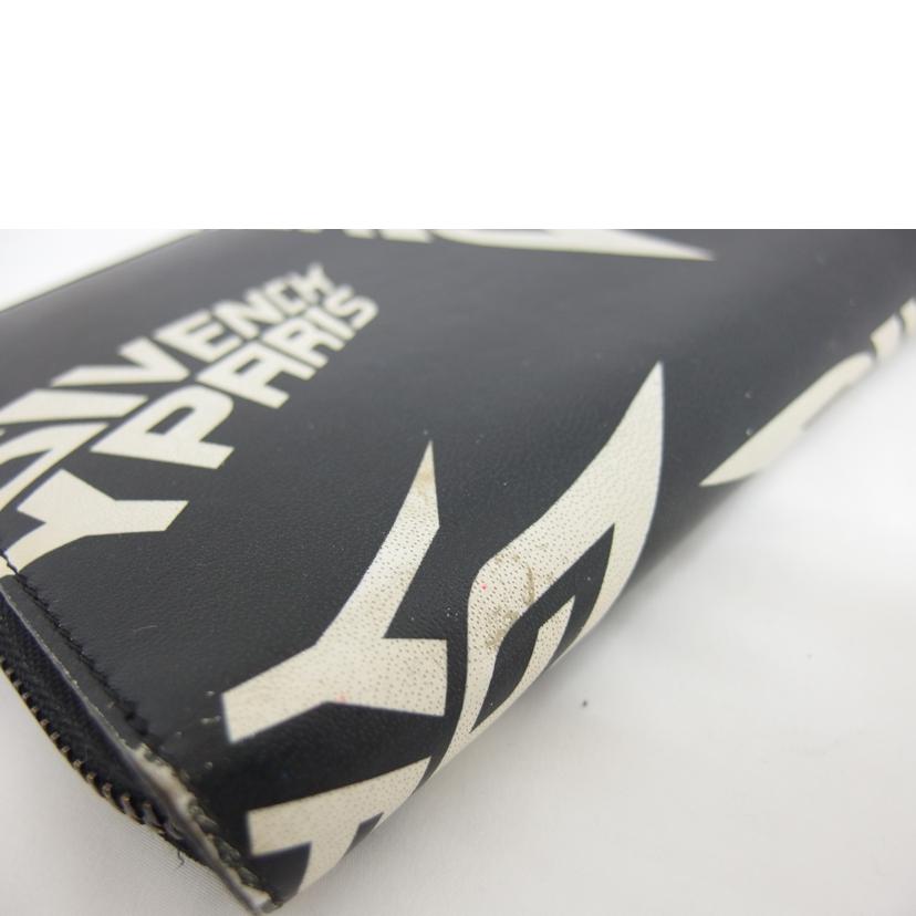 GIVENCY ジバンシー/グラフィック/ラウンドジップ長財布/BK600GK 0MZ 004//2B ******/Bランク/04