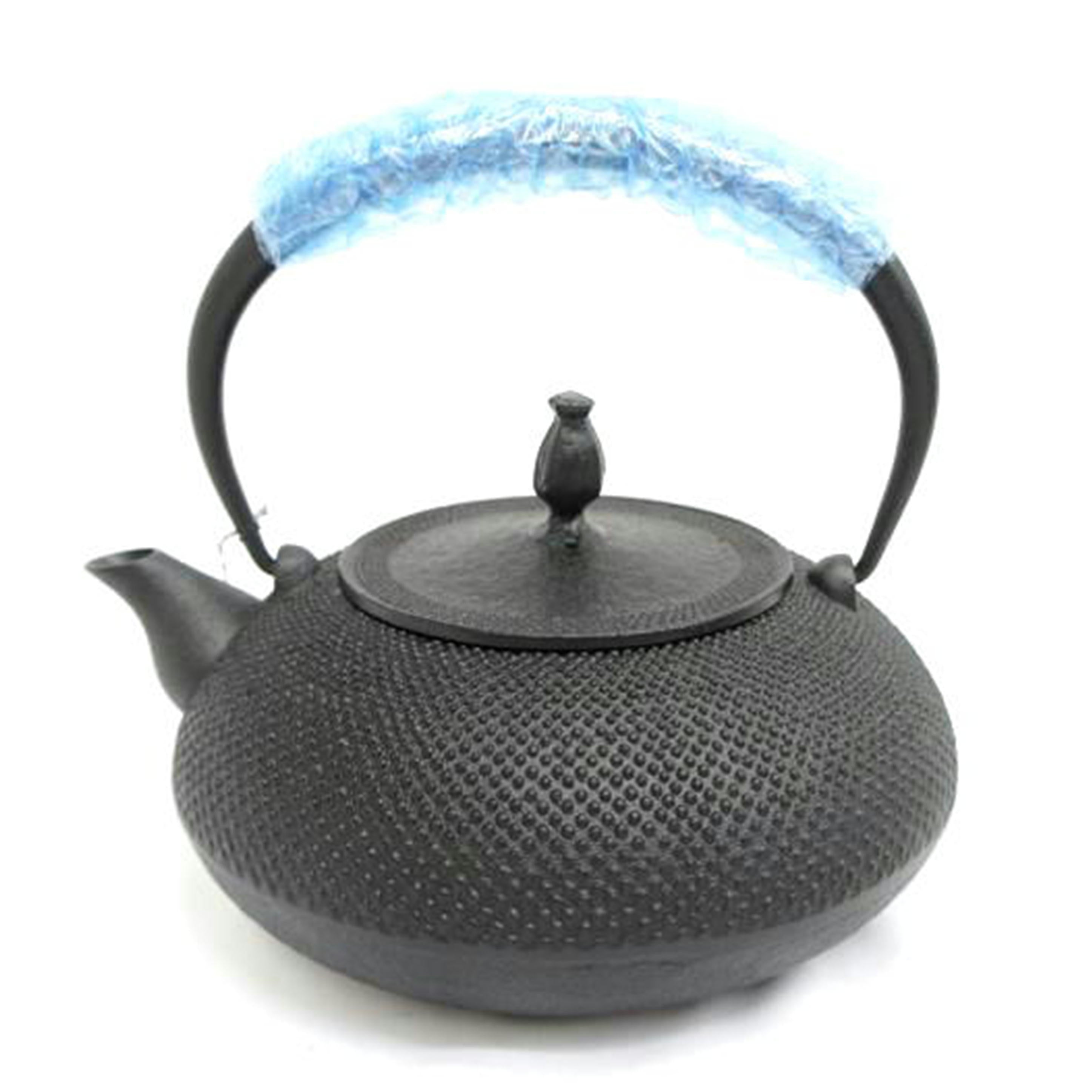 南部宝生堂/南部鉄瓶 平丸アラレ 黒 1.2L/700091//SAランク/05