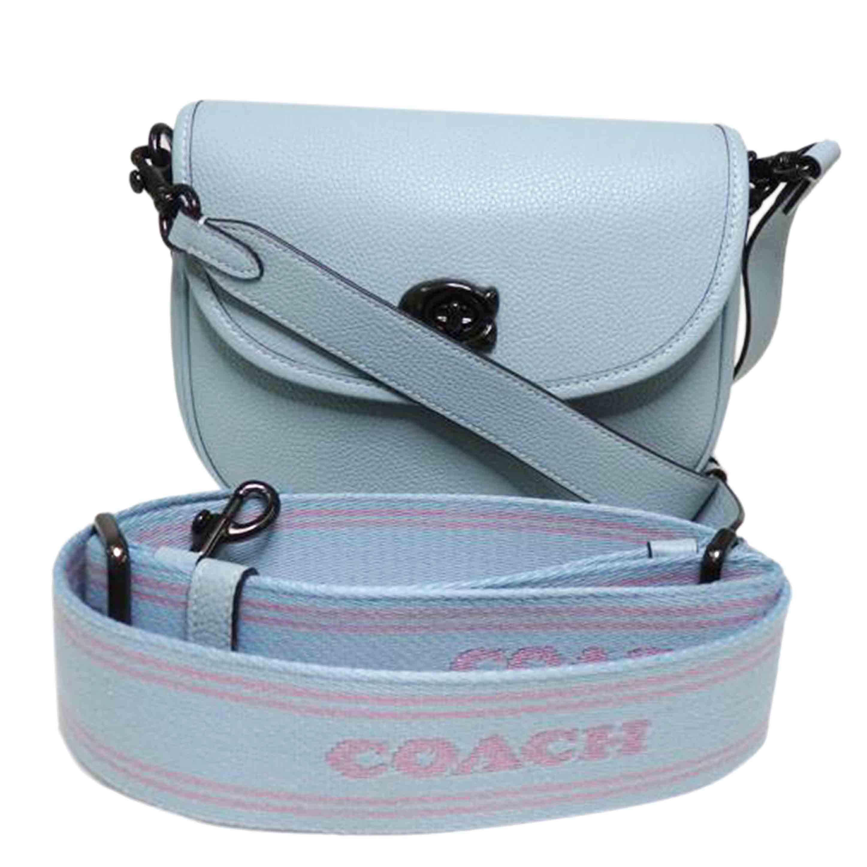 COACH コーチ/ウィロウ/サドルバッグ/水色/CA094//C22**/Aランク/84
