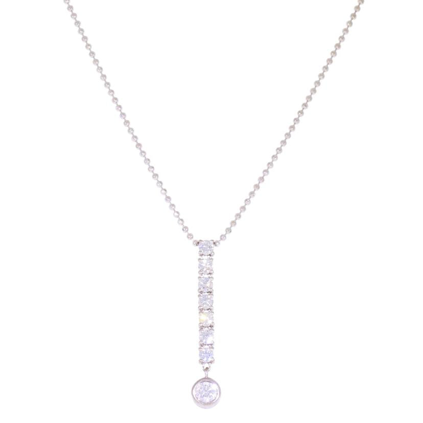 /LINE K18ダイヤネックレス0.40ct//Aランク/05