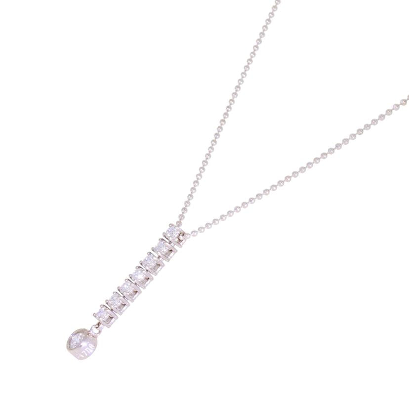 /LINE K18ダイヤネックレス0.40ct//Aランク/05