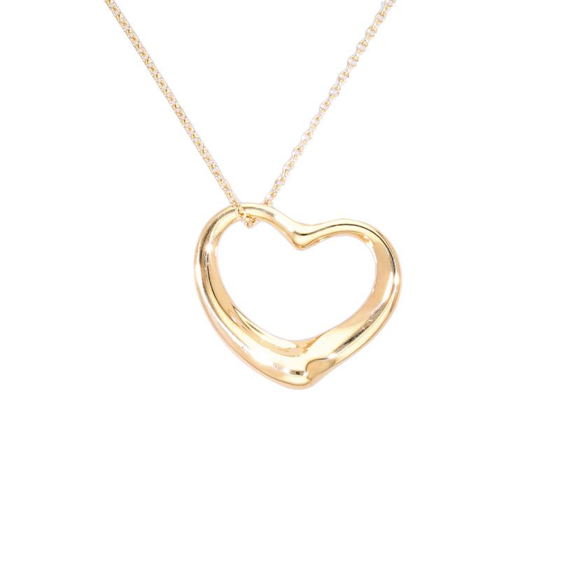 TIFFANY&Co ティファニー/18K オープンハートネックレス 41cm/5.0//Aランク/75