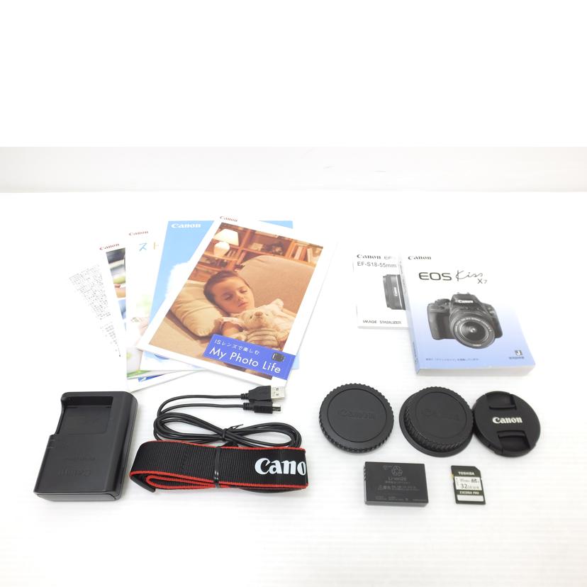 CANON キャノン/CANON EOSKissX7レンズキット/EOSKissX7//061072016784/ABランク/88
