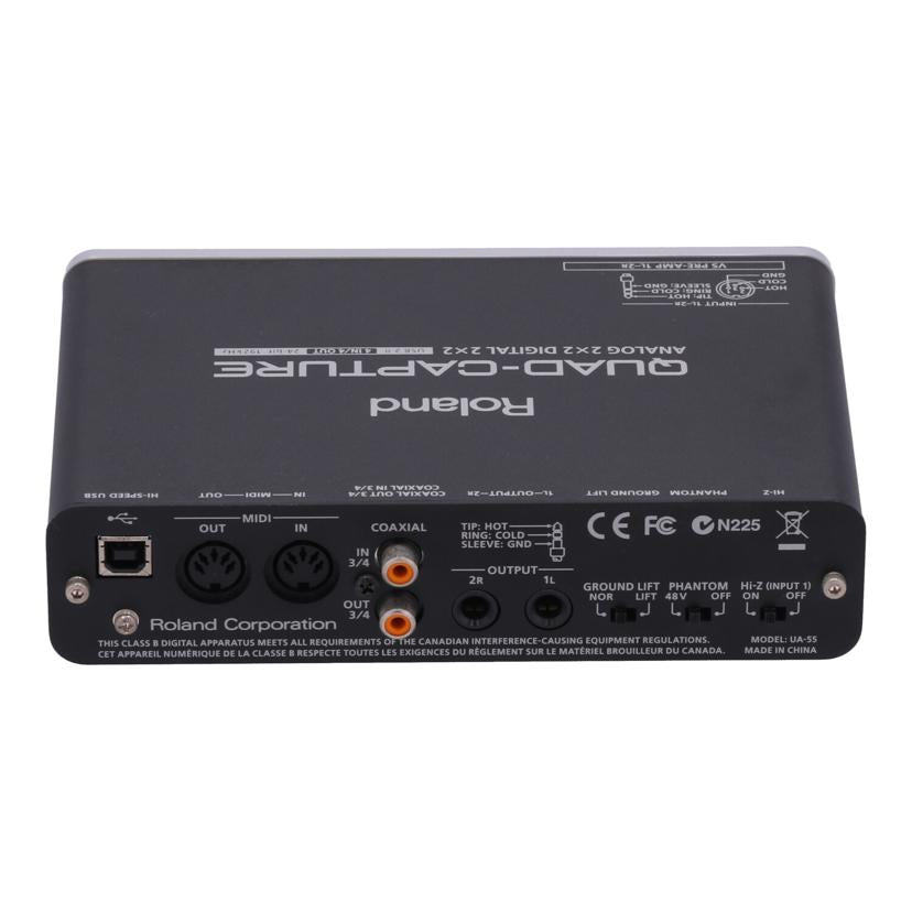 Roland ローランド /USBオーディオインターフェイス/UA-55 QUAD-CAPTURE//C0C5384/Bランク/62