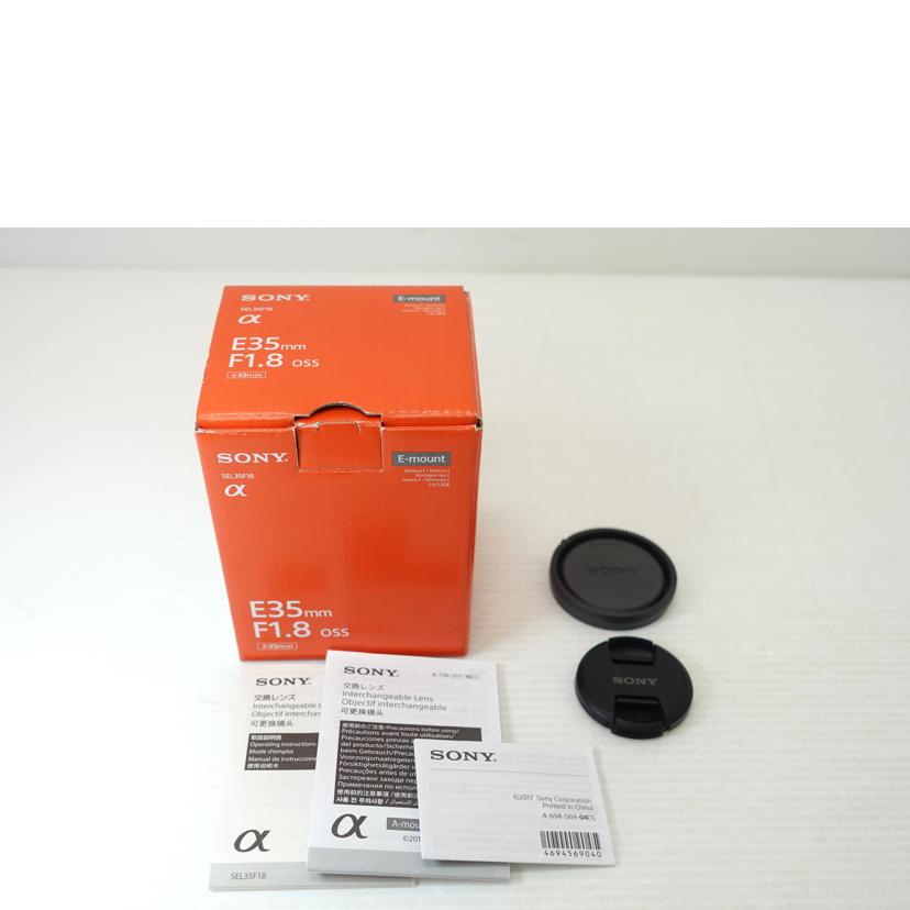 SONY ソニー/E35mm単焦点レンズ/SEL35F18//2266294/ABランク/88